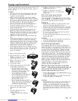 Preview for 23 page of Mitsubishi Electric SL6U User Manual