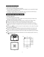 Предварительный просмотр 5 страницы Mitsubishi Electric Slim Four-Way Cassette Type Installation Manual