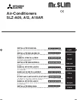 Mitsubishi Electric SLZ-A09AR Installation Manual preview