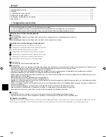 Предварительный просмотр 20 страницы Mitsubishi Electric SLZ-A09AR Operation Manual