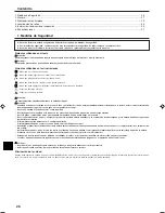 Предварительный просмотр 26 страницы Mitsubishi Electric SLZ-A09AR Operation Manual