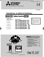 Mitsubishi Electric SLZ-KA25VA.TH Technical & Service Manual предпросмотр