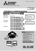 Mitsubishi Electric SLZ-KA25VAQ Technical & Service Manual предпросмотр