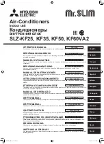 Предварительный просмотр 1 страницы Mitsubishi Electric SLZ-KF25 Operation Manual