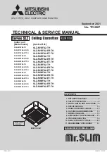 Mitsubishi Electric SLZ Series Technical & Service Manual предпросмотр