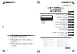 Предварительный просмотр 1 страницы Mitsubishi Electric SRK20ZM-S User Manual