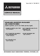 Mitsubishi Electric SRK71VNPWZR Service Manual предпросмотр