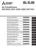 Mitsubishi Electric SUZ-KA60VA3 Installation Manual preview