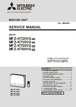 Mitsubishi Electric SUZ-M-VA Series Service Manual preview