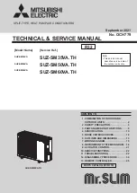 Предварительный просмотр 1 страницы Mitsubishi Electric SUZ-SM35VA Technical & Service Manual