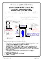 Предварительный просмотр 3 страницы Mitsubishi Electric thermoscreens HX2-S/M 1000 DXE Installation, Operation & Maintenance Instructions Manual