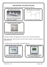 Предварительный просмотр 8 страницы Mitsubishi Electric thermoscreens HX2-S/M 1000 DXE Installation, Operation & Maintenance Instructions Manual