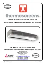 Mitsubishi Electric Thermoscreens VRF HP Installation, Operation & Maintenance Instructions Manual preview