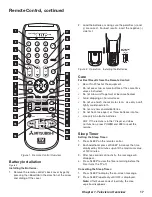 Предварительный просмотр 17 страницы Mitsubishi Electric TM WD-62827 Owner'S Manual