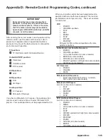 Предварительный просмотр 105 страницы Mitsubishi Electric TM WD-62827 Owner'S Manual