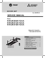 Mitsubishi Electric TRANE NTXUKS09A112AA Service Manual предпросмотр