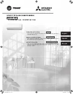 Предварительный просмотр 1 страницы Mitsubishi Electric TRANE NTXWMT09A111A Series Operating Instructions Manual