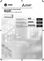 Предварительный просмотр 1 страницы Mitsubishi Electric TRANE NTXWMT18A112A Series Operating Instructions Manual