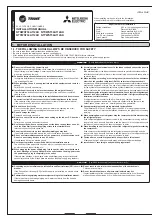 Mitsubishi Electric TRANE NTXWST30A112A Series Installation Manual предпросмотр