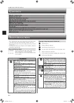 Предварительный просмотр 2 страницы Mitsubishi Electric TRANE NTYWST18A112A Series Operating Instructions Manual