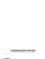 Предварительный просмотр 62 страницы Mitsubishi Electric TW11U User Manual