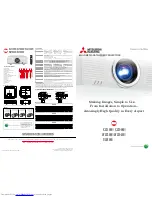 Mitsubishi Electric U L7400U Quick Manual preview