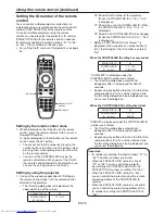 Preview for 10 page of Mitsubishi Electric UD8350LU User Manual