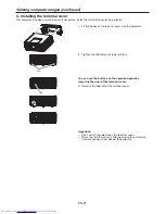 Предварительный просмотр 21 страницы Mitsubishi Electric UD8350LU User Manual