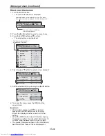 Предварительный просмотр 32 страницы Mitsubishi Electric UD8350LU User Manual