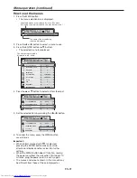 Preview for 31 page of Mitsubishi Electric UD8850U User Manual