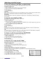 Preview for 43 page of Mitsubishi Electric UD8850U User Manual