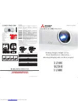 Предварительный просмотр 1 страницы Mitsubishi Electric UL7400U Brochure & Specs