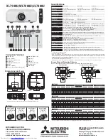 Mitsubishi Electric UL7400U Specifications preview