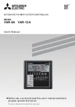 Preview for 1 page of Mitsubishi Electric VAR-12A User Manual