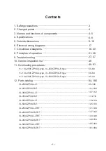 Preview for 2 page of Mitsubishi Electric VL-250CZPVU-L-E Handbook