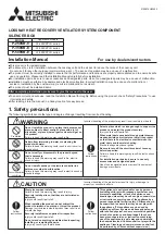 Mitsubishi Electric VL-250CZPVU Series Installation Manual preview