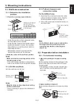 Предварительный просмотр 5 страницы Mitsubishi Electric VL-50ES2-E Installation Manual