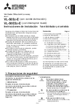 Предварительный просмотр 37 страницы Mitsubishi Electric VL-50ES2-E Installation Manual