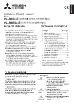 Предварительный просмотр 181 страницы Mitsubishi Electric VL-50ES2-E Installation Manual