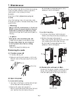 Предварительный просмотр 7 страницы Mitsubishi Electric VL-50ES2-E Operating Instructions Manual