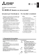 Предварительный просмотр 53 страницы Mitsubishi Electric VL-50SR2-E Installation Manual