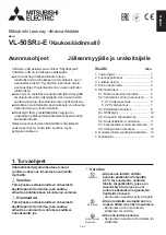 Preview for 144 page of Mitsubishi Electric VL-50SR2-E Installation Manual