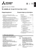 Предварительный просмотр 209 страницы Mitsubishi Electric VL-50SR2-E Installation Manual