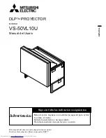 Предварительный просмотр 15 страницы Mitsubishi Electric VS-50VL10U User Manual