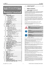 Предварительный просмотр 17 страницы Mitsubishi Electric w-MEXT Instructions For Installation, Use And Maintenance Manual