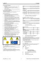 Предварительный просмотр 19 страницы Mitsubishi Electric w-MEXT Instructions For Installation, Use And Maintenance Manual