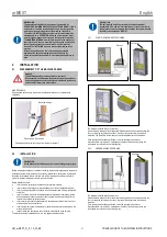 Предварительный просмотр 21 страницы Mitsubishi Electric w-MEXT Instructions For Installation, Use And Maintenance Manual