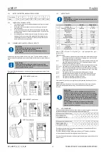 Предварительный просмотр 24 страницы Mitsubishi Electric w-MEXT Instructions For Installation, Use And Maintenance Manual