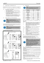 Предварительный просмотр 39 страницы Mitsubishi Electric w-MEXT Instructions For Installation, Use And Maintenance Manual