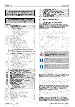 Предварительный просмотр 47 страницы Mitsubishi Electric w-MEXT Instructions For Installation, Use And Maintenance Manual